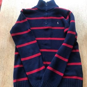 Polo by Ralph Lauren Half zip 100% Cotton sweater